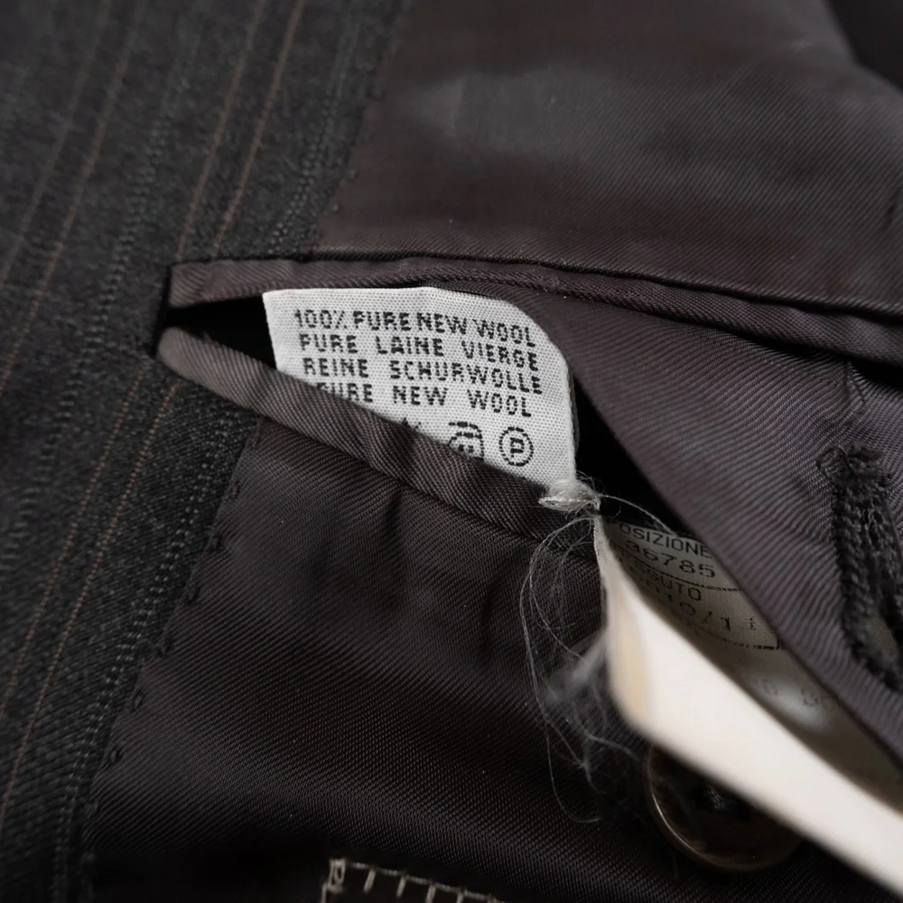 CANALI grey pinstripe blazer Made in Italy size US 42 (Italy 52)